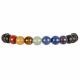 ADJUSTABLE LAVA & CHAKRA BEADED BRACELET 2