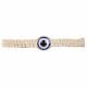 HEMP EVIL EYE PULL TIE BRACELET 1