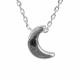 CRESCENT MOON ADJUSTABLE NECKLACE