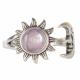 AMETHYST SUN & MOON ADJUSTABLE RING 1