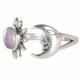 AMETHYST SUN & MOON ADJUSTABLE RING 2