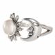 ROSE QUARTZ SUN & MOON ADJUSTABLE RING 2