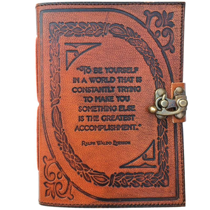BE YOURSELF LEATHER JOURNAL