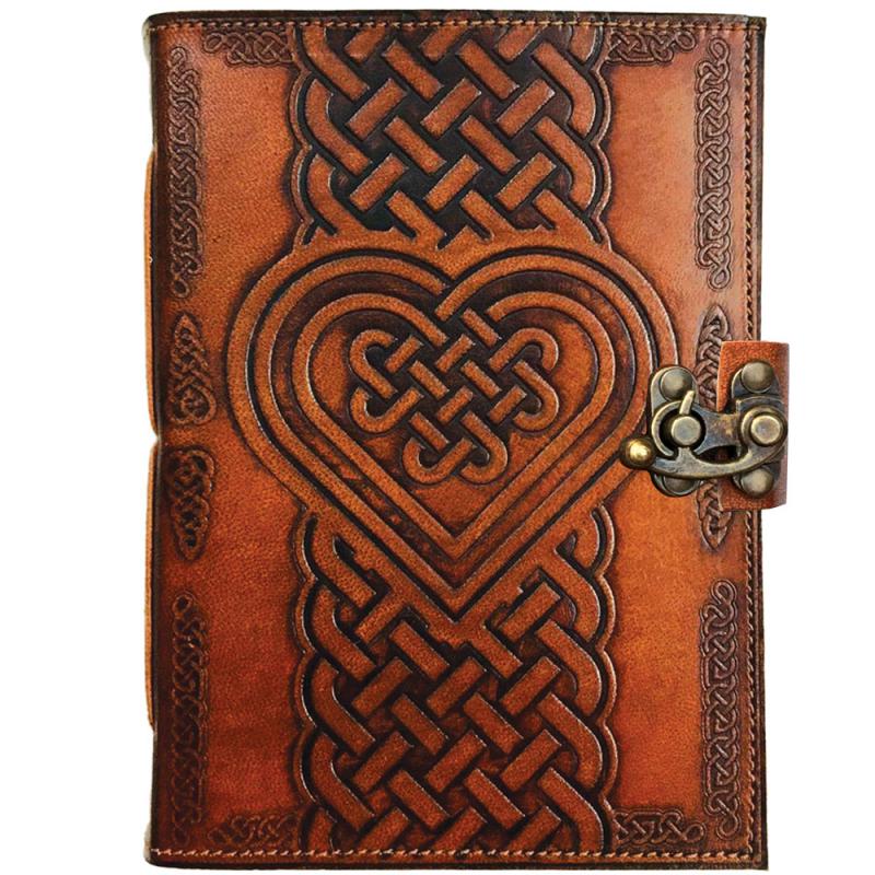 CELTIC HEART LEATHER JOURNAL