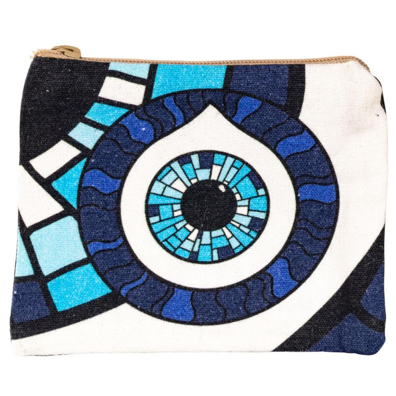 MOSAIC EVIL EYE COIN PURSE