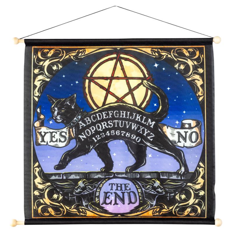 HEAVENLY CAT OUIJA BANNER