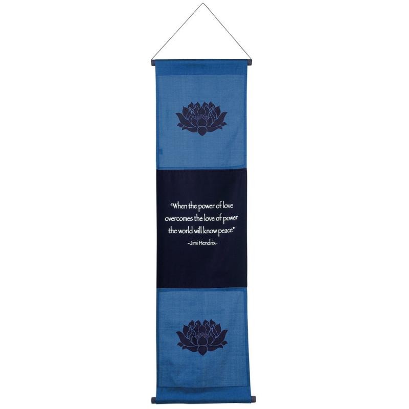 COTTON 3 PANEL BANNER LOTUS 50