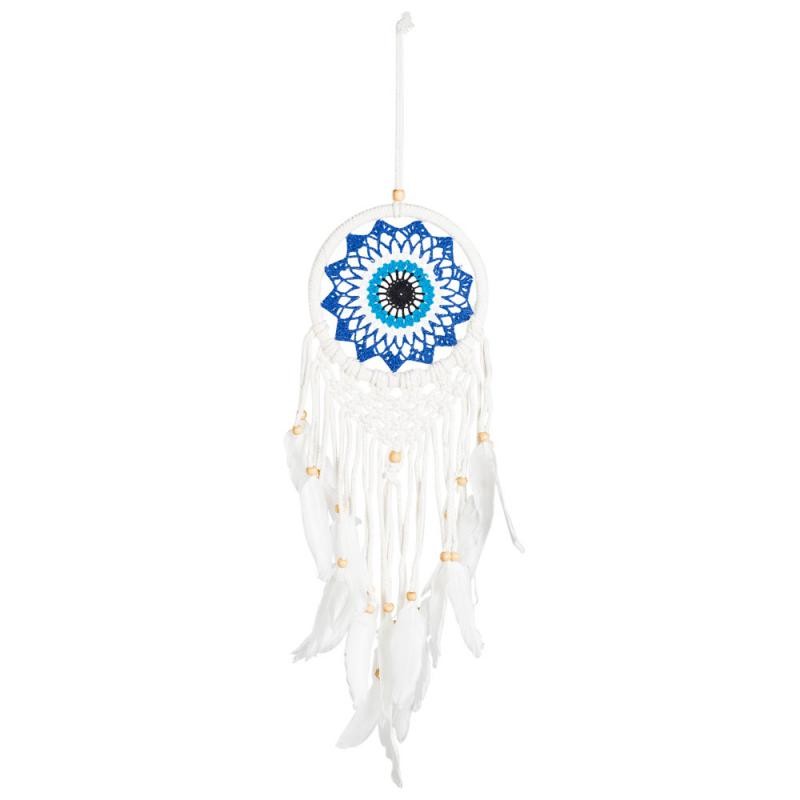 MACRAME CROCHET EVIL EYE DREAMCATCHER