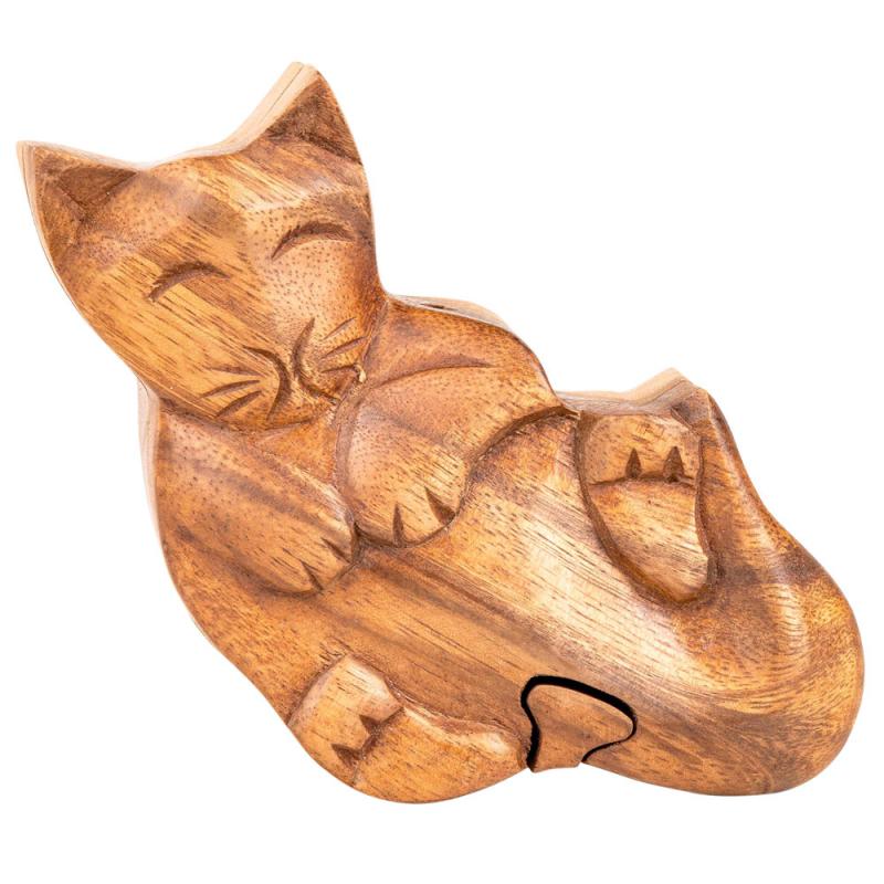 PLAYFUL CAT PUZZLE BOX