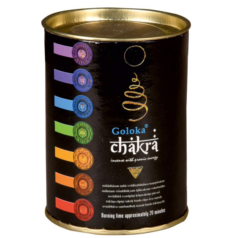 7 CHAKRA GOLOKA BACKFLOW INCENSE CONES