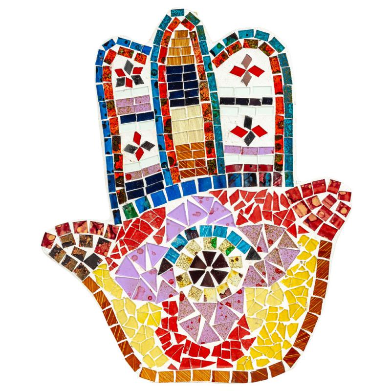 MOSAIC WALL HANGING HAMSA