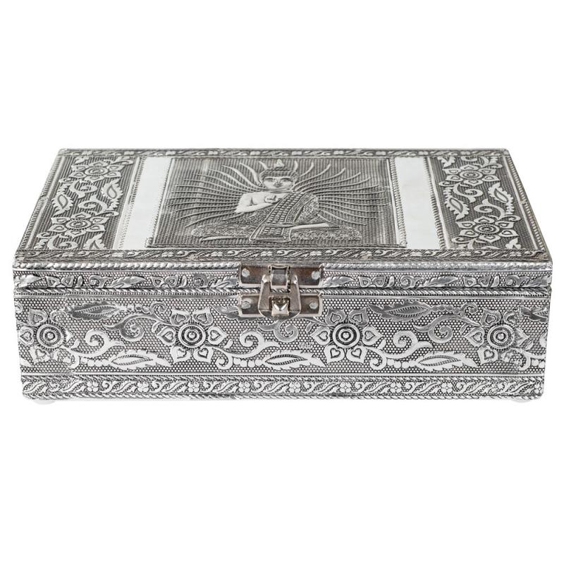 BUDDHA TIN JEWELRY BOX