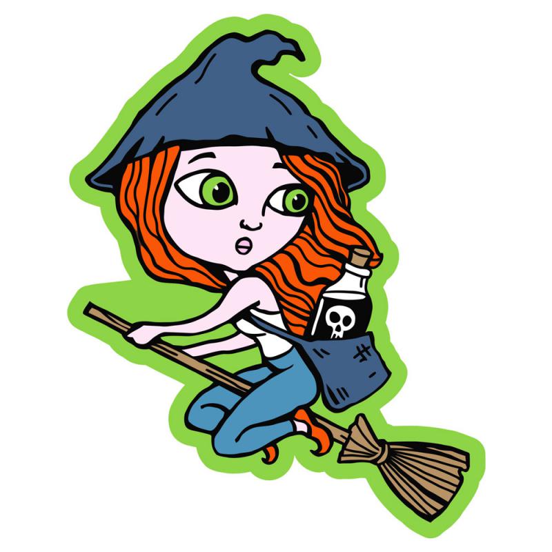 WITCH FAIRY WOVEN PATCH