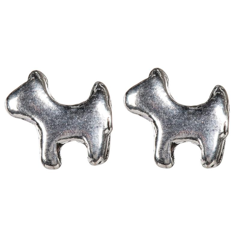 STERLING SILVER SMALL DOG STUDS