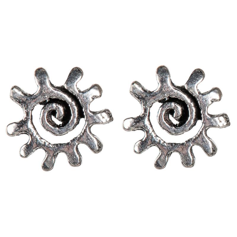 STERLING SILVER SPIRAL STUDS