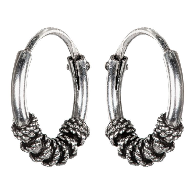 STERLING SILVER HOOP EARRINGS