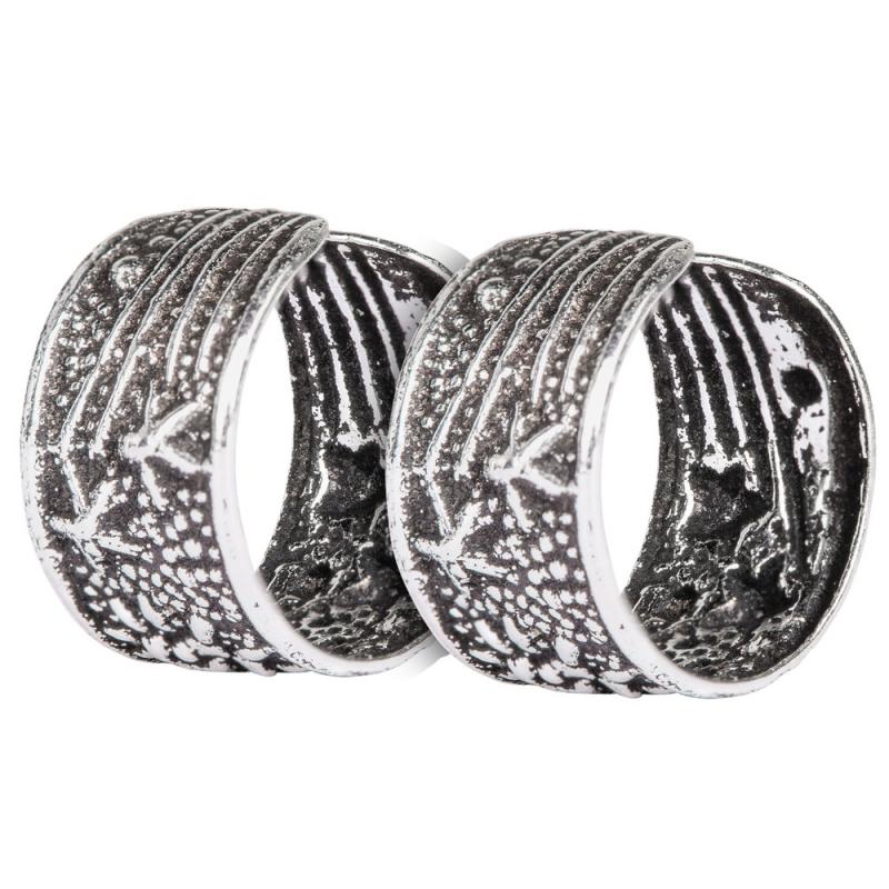 STERLING SILVER SUN & STARS CUFF  EARRINGS