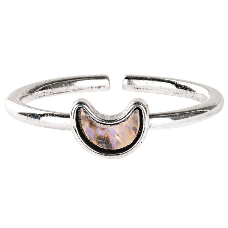 CRESCENT MOON ADJUSTABLE RINGS