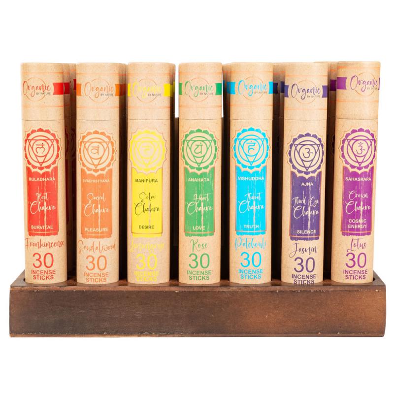 7 CHAKRA INCENSE STICK DISPLAY