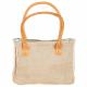 TAN CANVAS SHOULDER BAG WITH PRINT 3