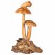 WOODEN FROG TOP OF MUSHROOM 1