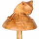 WOODEN FROG TOP OF MUSHROOM 2