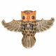 WOODEN HANGING FLYING OWL 1