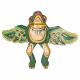 WOODEN HANGING FLYING FROG 1