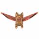 WOODEN HANGING FLYING SMALL CAT 1