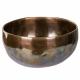COPPER SINGING BOWL WITH BUDDHA