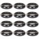 BLACK OBSIDIAN RINGS (1 DOZEN) 2