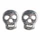 STERLING SILVER SMALL SKULL STUDS