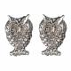 STERLING SILVER OWL STUDS