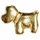 GOLD PLATED SMALL DOG STUDS 1