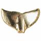 GOLD PLATED WHALE TAIL STUDS 1