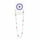 HAMSA EVIL EYE MULTI COLORED ADJUSTABLE NECKLACE