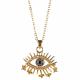 GOLD EVIL EYE NECKLACE 1