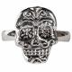 SUGAR SKULL ADJUSTABLE RING