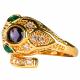 ADJUSTBALE GOLD SNAKE RING 1