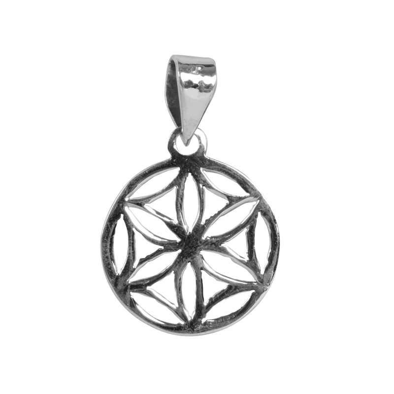 FLOWER OF LIFE STERLING SILVER PENDANT