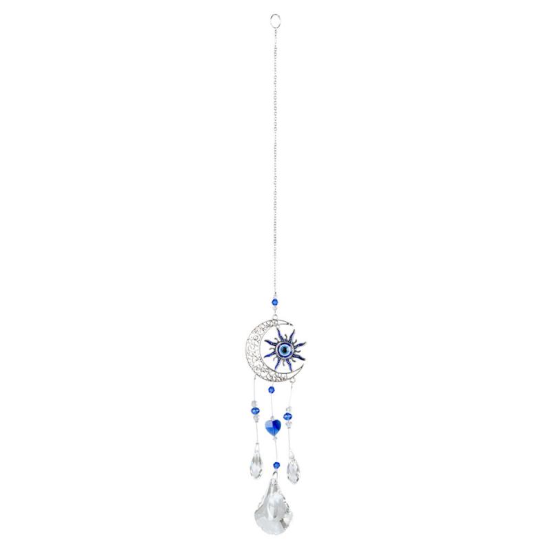 SUN & MOON EVIL EYE SUNCATCHER