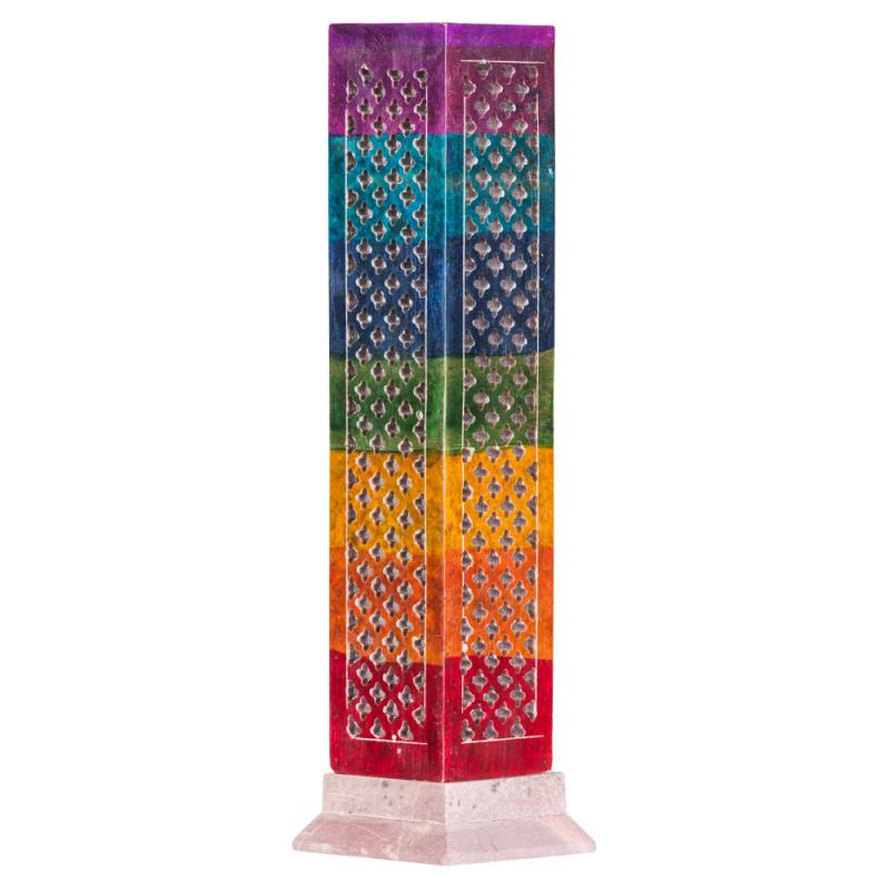 MULTICOLOR 7 CHAKRA INCENSE BURNER