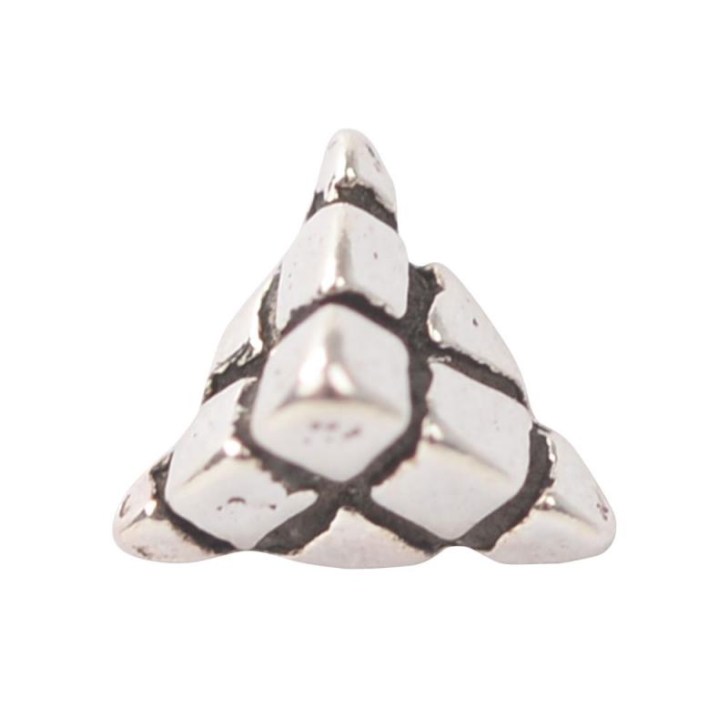 STERLING SILVER TRIANGLE STUDS