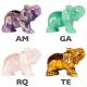 CARVED GEMSTONE ELEPHANTS 3