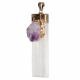 SELENITE PENDANT WITH AMETHYST 1