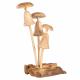 THREE CARVED DRIFTWOOD MUSHROOMS 1