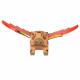 WOODEN HANGING FLYING PIG 1