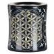 BLACK FLOWER OF LIFE INCENSE BURNER 2