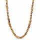GOLD STONE NECKLACE WITH TIGER EYE BEADS