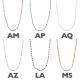 2MM BEADED NECKLACES WITH GOLD BEADS 3